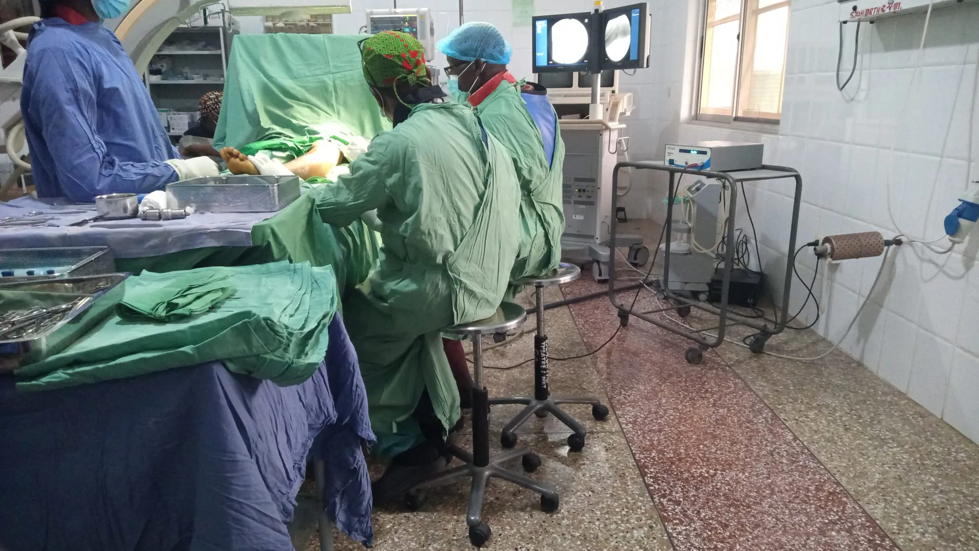 C-boog is in gebruik genomen op de operatiekamer in Duayaw Nkwanta